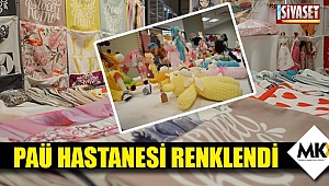 PAÜ Hastanedeki hastalar tasarımlarla buluştu