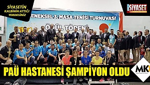 PAÜ Hastanesi şampiyon oldu