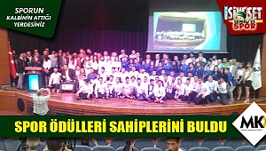Spor ödülleri sahiplerini buldu
