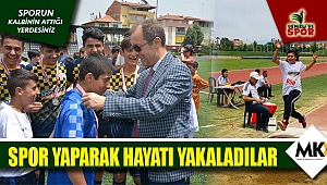 Spor yaparak hayatı yakaladılar