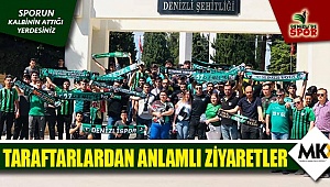 Taraftarlardan anlamlı ziyaretler