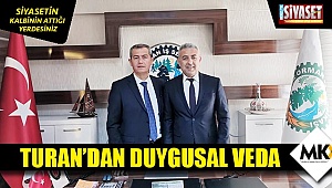 Turan’dan, duygusal veda