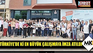 Türkiye'de ki en büyük çalışmaya imza atıldı