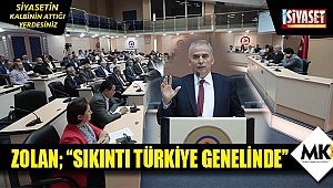 Zolan; ''tüm Türkiye'de sıkıntı var''