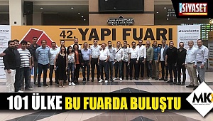 101 ülke bu fuarda buluştu