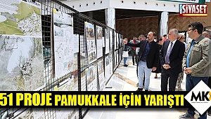 51 proje Pamukkale için yarıştı