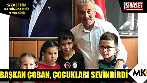 Başkan Çoban, çocukları sevindirdi