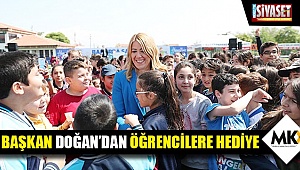 Başkan Doğan’dan öğrencilere hediye