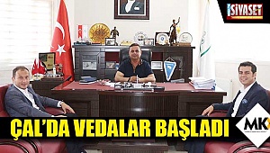 Çal’da vedalar başladı