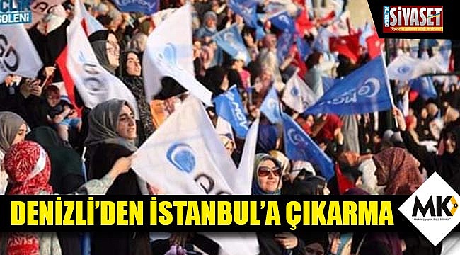 Denizli'den İstanbul'a çıkarma