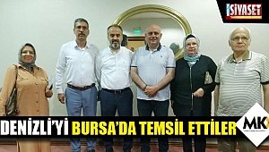 Denizli’yi Bursa’da temsil ettiler
