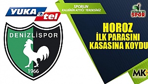 Horoz ilk parasını kasasına koydu