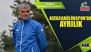 Kızılcabölükspor’da ayrılık