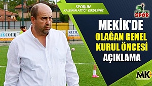 Mekik'de olağan genel kurul öncesi açıklama
