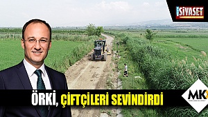 Örki, çiftçileri sevindirdi