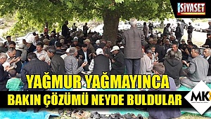 Yağmur yağmayınca bakın çözümü neyde buldular