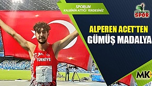 Alperen Acet'ten gümüş madalya