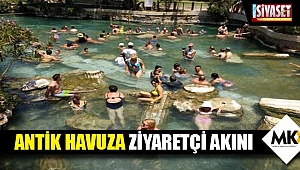 Antik havuza ziyaretçi akını
