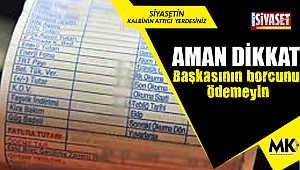 Başkasının borcunu ödemeyin