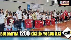 Buldan'da 1200 kişilik yoğun ilgi  