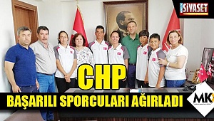 CHP başarılı sporcuları ağırladı