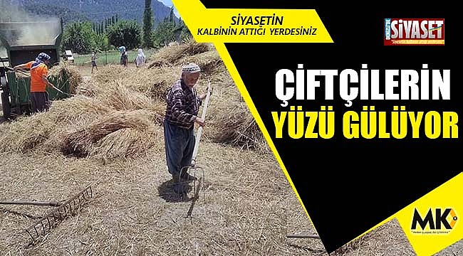 Çiftçilerin yüzü gülüyor