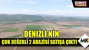 Denizli'de hazineye ait çok değerli 2 arazi satışa çıktı