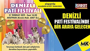 Denizli Pati Festivalinde bir araya gelecek