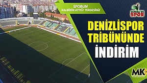 Denizlispor tribününde indirim