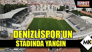 Denizlispor'un stadında yangın