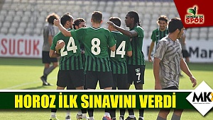 Horoz ilk sınavını verdi