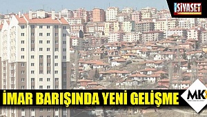 İmar barışında yeni gelişme