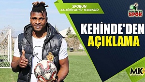 Kehinde'den açıklama