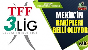 Mekik'in rakipleri belli oluyor