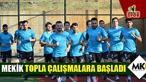 Mekik topla çalışmalara başladı