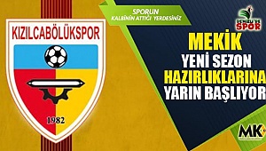 Mekik yeni sezon hazırlıklarına yarın başlıyor