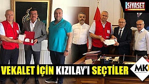 Vekalet için Kızılay'ı seçtiler