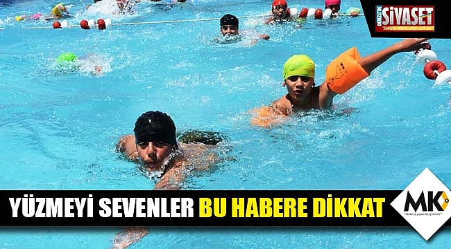 Yüzmeyi sevenler bu habere dikkat