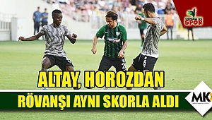 Altay, horozdan rövanşı aynı skorla aldı