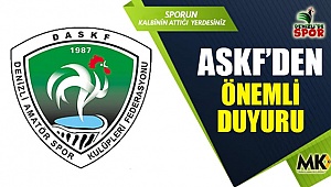 ASKF’den önemli duyuru