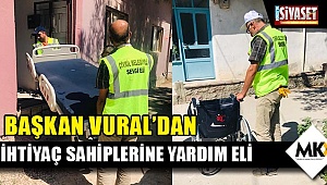 Başkan Vural’dan ihtiyaç sahiplerine yardım eli