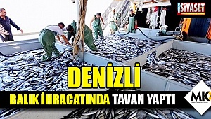 Denizli balık ihracatında tavan yaptı