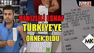 Denizlili esnaf Türkiye’ye örnek oldu