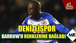 Denizlispor Barrow'u renklerine bağladı