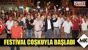 Festival coşkuyla başladı