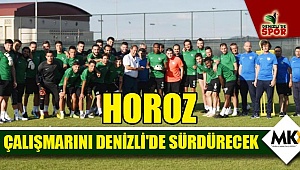 Horoz çalışmalarını Denizli'de sürdürecek