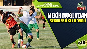 Mekik Muğla’dan beraberlikle döndü