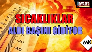 Sıcaklıklar aldı başını gidiyor