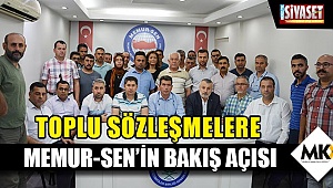 Toplu sözleşmelere Memur-Sen’in bakış açısı