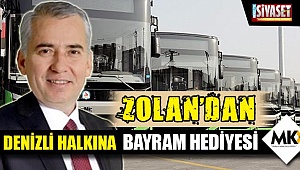Zolan’dan Denizli halkına  bayram hediyesi